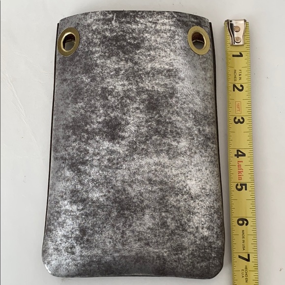 NEW Leather cell phone crossbody/pouch - Picture 8 of 12